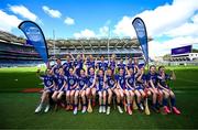 6 May 2025; Over 1000 U12 Camogie players, from across the country, were given the opportunity of a lifetime, when they got to compete on the hallowed turf at Croke Park. Allianz, a longstanding partner to the GAA and proud sponsor of The Camogie Association, welcomed under-12 teams across Ireland to Croke Park, for the Allianz Camán to Croker 2025 event. The event gives young girls the opportunity to represent their clubs and counties, in the day-long blitz – creating lots of fantastic memories and fun along the way. Allianz Camán to Croker is one of many initiatives supported by Allianz, as part of their #StopTheDrop campaign – a campaign designed to highlight and reduce the number of children dropping out of sport at the transition between primary and secondary school. Pictured at the Allianz Camán to Croker 2025 event is the Cratloe of Clare team. Photo by Ramsey Cardy/Sportsfile