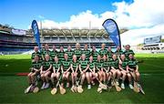6 May 2025; Over 1000 U12 Camogie players, from across the country, were given the opportunity of a lifetime, when they got to compete on the hallowed turf at Croke Park. Allianz, a longstanding partner to the GAA and proud sponsor of The Camogie Association, welcomed under-12 teams across Ireland to Croke Park, for the Allianz Camán to Croker 2025 event. The event gives young girls the opportunity to represent their clubs and counties, in the day-long blitz – creating lots of fantastic memories and fun along the way. Allianz Camán to Croker is one of many initiatives supported by Allianz, as part of their #StopTheDrop campaign – a campaign designed to highlight and reduce the number of children dropping out of sport at the transition between primary and secondary school. Pictured at the Allianz Camán to Croker 2025 event is the Douglas of Cork team. Photo by Ramsey Cardy/Sportsfile