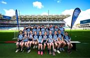 6 May 2025; Over 1000 U12 Camogie players, from across the country, were given the opportunity of a lifetime, when they got to compete on the hallowed turf at Croke Park. Allianz, a longstanding partner to the GAA and proud sponsor of The Camogie Association, welcomed under-12 teams across Ireland to Croke Park, for the Allianz Camán to Croker 2025 event. The event gives young girls the opportunity to represent their clubs and counties, in the day-long blitz – creating lots of fantastic memories and fun along the way. Allianz Camán to Croker is one of many initiatives supported by Allianz, as part of their #StopTheDrop campaign – a campaign designed to highlight and reduce the number of children dropping out of sport at the transition between primary and secondary school. Pictured at the Allianz Camán to Croker 2025 event is the St Anne's of Kilkenny team. Photo by Ramsey Cardy/Sportsfile