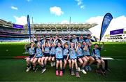 6 May 2025; Over 1000 U12 Camogie players, from across the country, were given the opportunity of a lifetime, when they got to compete on the hallowed turf at Croke Park. Allianz, a longstanding partner to the GAA and proud sponsor of The Camogie Association, welcomed under-12 teams across Ireland to Croke Park, for the Allianz Camán to Croker 2025 event. The event gives young girls the opportunity to represent their clubs and counties, in the day-long blitz – creating lots of fantastic memories and fun along the way. Allianz Camán to Croker is one of many initiatives supported by Allianz, as part of their #StopTheDrop campaign – a campaign designed to highlight and reduce the number of children dropping out of sport at the transition between primary and secondary school. Pictured at the Allianz Camán to Croker 2025 event is the St Anne's of Kilkenny team. Photo by Ramsey Cardy/Sportsfile