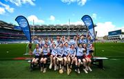 6 May 2025; Over 1000 U12 Camogie players, from across the country, were given the opportunity of a lifetime, when they got to compete on the hallowed turf at Croke Park. Allianz, a longstanding partner to the GAA and proud sponsor of The Camogie Association, welcomed under-12 teams across Ireland to Croke Park, for the Allianz Camán to Croker 2025 event. The event gives young girls the opportunity to represent their clubs and counties, in the day-long blitz – creating lots of fantastic memories and fun along the way. Allianz Camán to Croker is one of many initiatives supported by Allianz, as part of their #StopTheDrop campaign – a campaign designed to highlight and reduce the number of children dropping out of sport at the transition between primary and secondary school. Pictured at the Allianz Camán to Croker 2025 event is the Kilrush Camogie Club of Wexford team. Photo by Ramsey Cardy/Sportsfile