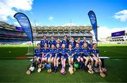 6 May 2025; Over 1000 U12 Camogie players, from across the country, were given the opportunity of a lifetime, when they got to compete on the hallowed turf at Croke Park. Allianz, a longstanding partner to the GAA and proud sponsor of The Camogie Association, welcomed under-12 teams across Ireland to Croke Park, for the Allianz Camán to Croker 2025 event. The event gives young girls the opportunity to represent their clubs and counties, in the day-long blitz – creating lots of fantastic memories and fun along the way. Allianz Camán to Croker is one of many initiatives supported by Allianz, as part of their #StopTheDrop campaign – a campaign designed to highlight and reduce the number of children dropping out of sport at the transition between primary and secondary school. Pictured at the Allianz Camán to Croker 2025 event is the Pallasgreen Camogie Club of Limerick team. Photo by Ramsey Cardy/Sportsfile