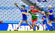 6 May 2025; Over 1000 U12 Camogie players, from across the country, were given the opportunity of a lifetime, when they got to compete on the hallowed turf at Croke Park. Allianz, a longstanding partner to the GAA and proud sponsor of The Camogie Association, welcomed under-12 teams across Ireland to Croke Park, for the Allianz Camán to Croker 2025 event. The event gives young girls the opportunity to represent their clubs and counties, in the day-long blitz – creating lots of fantastic memories and fun along the way. Allianz Camán to Croker is one of many initiatives supported by Allianz, as part of their #StopTheDrop campaign – a campaign designed to highlight and reduce the number of children dropping out of sport at the transition between primary and secondary school. Pictured at the Allianz Camán to Croker 2025 event is action between Patrickswell of Limerick and Rower Inistioge of Kilkenny. Photo by Ramsey Cardy/Sportsfile