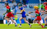 6 May 2025; Over 1000 U12 Camogie players, from across the country, were given the opportunity of a lifetime, when they got to compete on the hallowed turf at Croke Park. Allianz, a longstanding partner to the GAA and proud sponsor of The Camogie Association, welcomed under-12 teams across Ireland to Croke Park, for the Allianz Camán to Croker 2025 event. The event gives young girls the opportunity to represent their clubs and counties, in the day-long blitz – creating lots of fantastic memories and fun along the way. Allianz Camán to Croker is one of many initiatives supported by Allianz, as part of their #StopTheDrop campaign – a campaign designed to highlight and reduce the number of children dropping out of sport at the transition between primary and secondary school. Pictured at the Allianz Camán to Croker 2025 event is action between Patrickswell of Limerick and Rower Inistioge of Kilkenny. Photo by Ramsey Cardy/Sportsfile