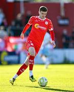 5 May 2025; Sean Gannon of Shelbourne during the SSE Airtricity Men's Premier Division match between Shelbourne and Waterford at Tolka Park in Dublin. Photo by Seb Daly/Sportsfile