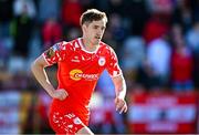 5 May 2025; John Martin of Shelbourne during the SSE Airtricity Men's Premier Division match between Shelbourne and Waterford at Tolka Park in Dublin. Photo by Seb Daly/Sportsfile