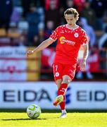 5 May 2025; Harry Wood of Shelbourne during the SSE Airtricity Men's Premier Division match between Shelbourne and Waterford at Tolka Park in Dublin. Photo by Seb Daly/Sportsfile
