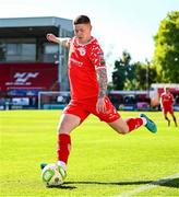 5 May 2025; Kameron Ledwidge of Shelbourne during the SSE Airtricity Men's Premier Division match between Shelbourne and Waterford at Tolka Park in Dublin. Photo by Seb Daly/Sportsfile