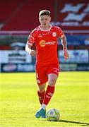 5 May 2025; Kameron Ledwidge of Shelbourne during the SSE Airtricity Men's Premier Division match between Shelbourne and Waterford at Tolka Park in Dublin. Photo by Seb Daly/Sportsfile