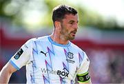 5 May 2025; Padraig Amond of Waterford during the SSE Airtricity Men's Premier Division match between Shelbourne and Waterford at Tolka Park in Dublin. Photo by Seb Daly/Sportsfile
