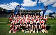 6 May 2025; Over 1000 U12 Camogie players, from across the country, were given the opportunity of a lifetime, when they got to compete on the hallowed turf at Croke Park. Allianz, a longstanding partner to the GAA and proud sponsor of The Camogie Association, welcomed under-12 teams across Ireland to Croke Park, for the Allianz Camán to Croker 2025 event. The event gives young girls the opportunity to represent their clubs and counties, in the day-long blitz – creating lots of fantastic memories and fun along the way. Allianz Camán to Croker is one of many initiatives supported by Allianz, as part of their #StopTheDrop campaign – a campaign designed to highlight and reduce the number of children dropping out of sport at the transition between primary and secondary school. Pictured at the Allianz Camán to Croker 2025 event is Coolera Strandhill of Sligo. Photo by Ramsey Cardy/Sportsfile