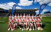 6 May 2025; Over 1000 U12 Camogie players, from across the country, were given the opportunity of a lifetime, when they got to compete on the hallowed turf at Croke Park. Allianz, a longstanding partner to the GAA and proud sponsor of The Camogie Association, welcomed under-12 teams across Ireland to Croke Park, for the Allianz Camán to Croker 2025 event. The event gives young girls the opportunity to represent their clubs and counties, in the day-long blitz – creating lots of fantastic memories and fun along the way. Allianz Camán to Croker is one of many initiatives supported by Allianz, as part of their #StopTheDrop campaign – a campaign designed to highlight and reduce the number of children dropping out of sport at the transition between primary and secondary school. Pictured at the Allianz Camán to Croker 2025 event is Coolera Strandhill of Sligo. Photo by Ramsey Cardy/Sportsfile