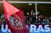 5 May 2025; Drogheda supporters before the SSE Airtricity Men's Premier Division match between Drogheda United and Cork City at Sullivan & Lambe Park in Drogheda, Louth. Photo by Tyler Miller/Sportsfile