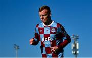 5 May 2025; Shane Farrell of Drogheda United during the SSE Airtricity Men's Premier Division match between Drogheda United and Cork City at Sullivan & Lambe Park in Drogheda, Louth. Photo by Tyler Miller/Sportsfile