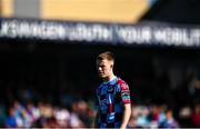 5 May 2025; Warren Davis of Drogheda United during the SSE Airtricity Men's Premier Division match between Drogheda United and Cork City at Sullivan & Lambe Park in Drogheda, Louth. Photo by Tyler Miller/Sportsfile