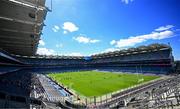 6 May 2025; Over 1000 U12 Camogie players, from across the country, were given the opportunity of a lifetime, when they got to compete on the hallowed turf at Croke Park. Allianz, a longstanding partner to the GAA and proud sponsor of The Camogie Association, welcomed under-12 teams across Ireland to Croke Park, for the Allianz Camán to Croker 2025 event. The event gives young girls the opportunity to represent their clubs and counties, in the day-long blitz – creating lots of fantastic memories and fun along the way. Allianz Camán to Croker is one of many initiatives supported by Allianz, as part of their #StopTheDrop campaign – a campaign designed to highlight and reduce the number of children dropping out of sport at the transition between primary and secondary school. Pictured at the Allianz Camán to Croker 2025 event is a general view of action. Photo by Ramsey Cardy/Sportsfile