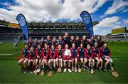 6 May 2025; Over 1000 U12 Camogie players, from across the country, were given the opportunity of a lifetime, when they got to compete on the hallowed turf at Croke Park. Allianz, a longstanding partner to the GAA and proud sponsor of The Camogie Association, welcomed under-12 teams across Ireland to Croke Park, for the Allianz Camán to Croker 2025 event. The event gives young girls the opportunity to represent their clubs and counties, in the day-long blitz – creating lots of fantastic memories and fun along the way. Allianz Camán to Croker is one of many initiatives supported by Allianz, as part of their #StopTheDrop campaign – a campaign designed to highlight and reduce the number of children dropping out of sport at the transition between primary and secondary school. Pictured at the Allianz Camán to Croker 2025 event is the Annaghdown Camogie of Galway team. Photo by Ramsey Cardy/Sportsfile