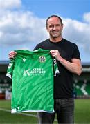 6 May 2025; New Kerry FC manager Colin Healy poses for a portrait at the club grounds at Mounthawk Park in Tralee, Kerry. Photo by Brendan Moran/Sportsfile