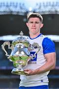 6 May 2025; Conor Murray of Waterford pictured with the Tailteann Cup at the launch of the Tailteann Cup at Croke Park in Dublin. Photo by Sam Barnes/Sportsfile