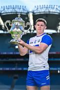 6 May 2025; Conor Murray of Waterford pictured with the Tailteann Cup at the launch of the Tailteann Cup at Croke Park in Dublin. Photo by Sam Barnes/Sportsfile
