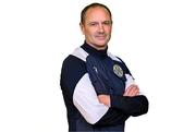 6 May 2025; Manager Colin Healy during a Kerry FC squad portrait session at Mounthawk Park in Tralee, Kerry. Photo by Brendan Moran/Sportsfile