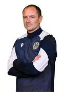 6 May 2025; Manager Colin Healy during a Kerry FC squad portrait session at Mounthawk Park in Tralee, Kerry. Photo by Brendan Moran/Sportsfile