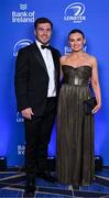 6 May 2025; Luke McGrath and Rebecca Tarrant on arrival at the Leinster Rugby awards ball 2025 at O'Reilly Hall in UCD, Dublin. Photo by Brendan Moran/Sportsfile