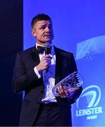 6 May 2025; Guinness Hall of Fame award winner Brian O'Driscoll is interviewed during the Leinster Rugby awards ball 2025 at O'Reilly Hall in UCD, Dublin. Photo by Brendan Moran/Sportsfile