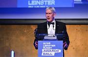 6 May 2025; Leinster Rugby president Declan Gardiner during the Leinster Rugby awards ball 2025 at O'Reilly Hall in UCD, Dublin. Photo by Brendan Moran/Sportsfile
