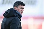 2 May 2025; Drogheda United manager Kevin Doherty before the SSE Airtricity Men's Premier Division match between Sligo Rovers and Drogheda United at The Showgrounds in Sligo. Photo by Piaras Ó Mídheach/Sportsfile