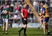4 May 2025; Referee Noel Mooney during the Munster GAA Football Senior Championship final match between Kerry and Clare at Fitzgerald Stadium in Killarney, Kerry. Photo by Piaras Ó Mídheach/Sportsfile