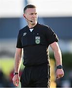 2 May 2025; Referee Paul Norton during the SSE Airtricity Men's Premier Division match between Sligo Rovers and Drogheda United at The Showgrounds in Sligo. Photo by Piaras Ó Mídheach/Sportsfile