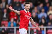 2 May 2025; John Mahon of Sligo Rovers during the SSE Airtricity Men's Premier Division match between Sligo Rovers and Drogheda United at The Showgrounds in Sligo. Photo by Piaras Ó Mídheach/Sportsfile
