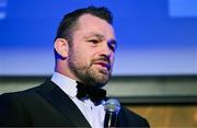 6 May 2025; Cian Healy during the Leinster Rugby awards ball 2025 at O'Reilly Hall in UCD, Dublin. Photo by Brendan Moran/Sportsfile