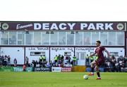 5 May 2025; Robert Slevin of Galway United during the SSE Airtricity Men's Premier Division match between Galway United and Bohemians at Eamonn Deacy Park in Galway. Photo by Brendan Moran/Sportsfile