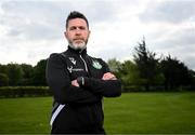 8 May 2025; Manager Stephen Bradley poses for a portrait during a Shamrock Rovers media conference at Roadstone Group Sports Club in Dublin. Photo by Stephen McCarthy/Sportsfile