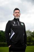 8 May 2025; Manager Stephen Bradley poses for a portrait during a Shamrock Rovers media conference at Roadstone Group Sports Club in Dublin. Photo by Stephen McCarthy/Sportsfile