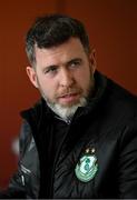 8 May 2025; Manager Stephen Bradley during a Shamrock Rovers media conference at Roadstone Group Sports Club in Dublin. Photo by Stephen McCarthy/Sportsfile
