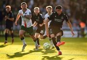 2 May 2025; John O'Sullivan of Shamrock Rovers during the SSE Airtricity Men's Premier Division match between Cork City and Shamrock Rovers at Turner's Cross in Cork. Photo by Brendan Moran/Sportsfile