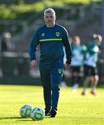 2 May 2025; Cork City academy coach Greg Yelverton before the SSE Airtricity Men's Premier Division match between Cork City and Shamrock Rovers at Turner's Cross in Cork. Photo by Brendan Moran/Sportsfile