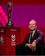 8 May 2025; Former British & Irish Lions Captain and Wales international Alun Wyn Jones during the British & Irish Lions Squad and Captain announcement for the 2025 Tour of Australia at Indigo at The O2 in London, England. Photo by Ben McShane/Sportsfile