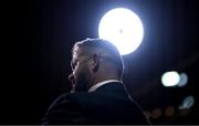 8 May 2025; British & Irish Lions Head Coach Andy Farrell is interviewed after the British & Irish Lions Squad and Captain announcement for the 2025 Tour of Australia at Indigo at The O2 in London, England. Photo by Ben McShane/Sportsfile