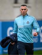 19 April 2025; Dublin Strength and Conditioning Eoin Maguire before the Leinster GAA Hurling Senior Championship Round 1 match between Dublin and Offaly at Parnell Park in Dublin. Photo by Ray McManus/Sportsfile