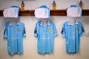 9 May 2025; A general view inside the St Patrick's Athletic dressing room before the SSE Airtricity Men's Premier Division match between Shelbourne and St Patrick's Athletic at Tolka Park in Dublin. Photo by Stephen McCarthy/Sportsfile
