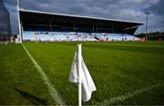 9 May 2025; A sideline flag is seen pitchside before the Electric Ireland Connacht GAA Football Minor Championship final match between Roscommon and Mayo at Hastings Insurance MacHale Park in Castlebar, Mayo. Photo by Ben McShane/Sportsfile