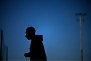 9 May 2025; Rayhann Tulloch of Shelbourne before the SSE Airtricity Men's Premier Division match between Shelbourne and St Patrick's Athletic at Tolka Park in Dublin. Photo by Stephen McCarthy/Sportsfile