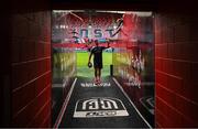 9 May 2025; Jack Crowley of Munster high fives supporters as he returns to the dressingroom after walking the pitch before the United Rugby Championship match between Munster and Ulster at Thomond Park in Limerick. Photo by Brendan Moran/Sportsfile