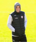 9 May 2025; Derry City goalkeeper Brian Maher before the SSE Airtricity Men's Premier Division match between Cork City and Derry City at Turner's Cross in Cork. Photo by Michael P Ryan/Sportsfile