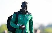 9 May 2025; Benjamin Fagbemi of Bray Wanderers before the SSE Airtricity Men's First Division match between Dundalk and Bray Wanderers at Oriel Park in Dundalk, Louth. Photo by Tyler Miller/Sportsfile