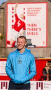 9 May 2025; Tom Grivosti of St Patrick's Athletic before the SSE Airtricity Men's Premier Division match between Shelbourne and St Patrick's Athletic at Tolka Park in Dublin. Photo by Stephen McCarthy/Sportsfile